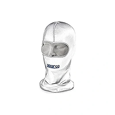 Bild av Sparco Damer Capuchontmuts uur Balaclava Aperto Bi Poliest, vit, en storlek EU