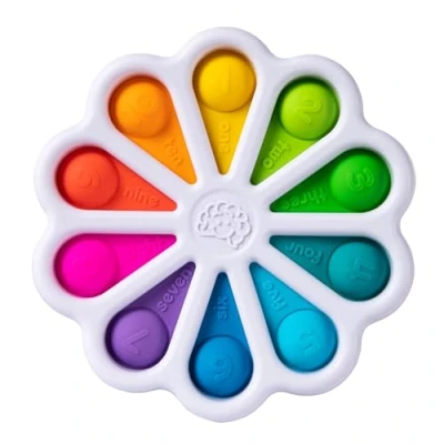 Bild av Fat Brain Toys Dimpl Digits, Number Learning Toy for Toddlers, Early Development Toy, Educational Push and Pop Sensory Babies, Colourful Boys Girls Aged 2 Years Older