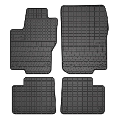 Bild av FROGUM 543022 Ensemble de tapis sol Caoutchouc avant et arrière 4 noir Sur mesure