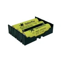Bild av MPD BK 18650 PC6 Batterihållare 3x Genomskjutet montering THT (L x B H) 77,7 59,69 21,54 mm