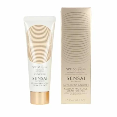 Bild av Sensai Silky Bronze Protective Cream Face SPF50+ 50 ml