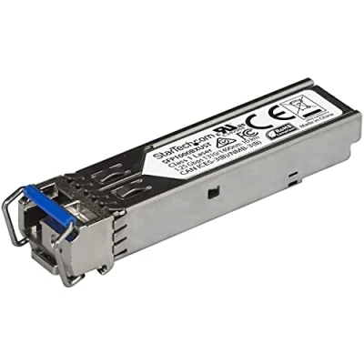 Bild av StarTech.com MSA Compliant Gigabit Fiber SFP transceiver Module 1000Base BX (Upstream) SM LC 10 km (mini GBIC) modul Ethernet