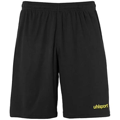 Bild av uhlsport unisex barn byxor center basic shorts utan inre lip Schwarz/Limonengelb 152