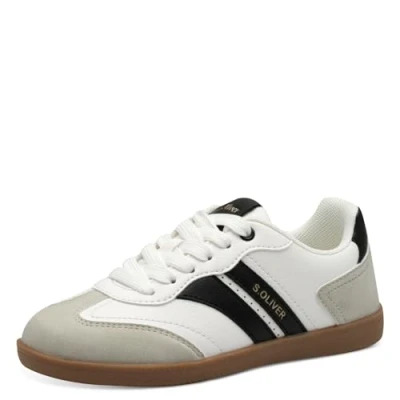 Bild av s.Oliver Sneakers för barn, Storlek: 33, White comb. Konstmaterial