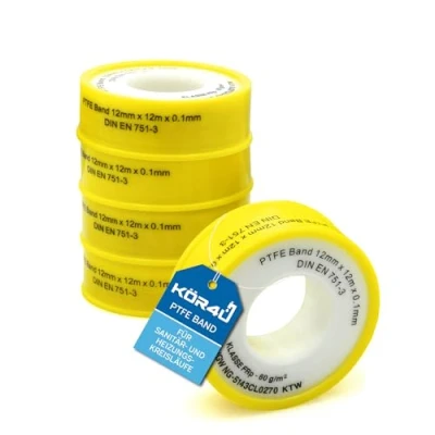 Bild av kör4u 5 x teflonband DVGW för gas och vatten PTFE band tätningstejp