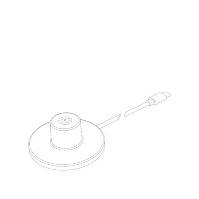 Bild av Muuto Ease Lamp Dock Tillbehör till lampor Black USB C