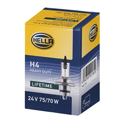 Bild av HELLA 8GJ 002 525 281 Ampoule, projecteur longue portée H4 24V 75/70W P43t 38 Halogène IVECO: EuroTech MT, SCANIA: P,G,R,T series