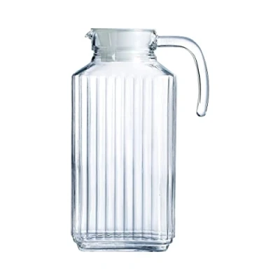 Bild av Arcoroc Quadro kylskåpsburk med vitt plastlock 1,7 l 1 burk