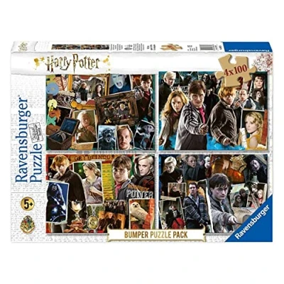 Bild av Ravensburger 06832 Harry Potter: 4 x 100 bitar pussel [exklusivt hos Amazon]