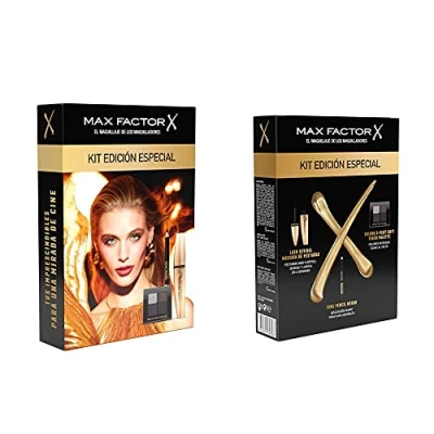 Bild av Max Factor Kit (lash Revival Máscara De Pestañas, Colour X pert Soft Touch Palette Paleta Sombras, Kohl Pencil Delineador Ojos) 10 G, Negro, Vanilla, 3 Unidad
