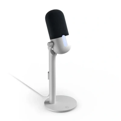Bild av Elgato Wave Neo USB kondensatormikrofon, tysta med beröring, för spel, strömning, möten, röstinspelning Teams/Zoom/OBS/Twitch/YouTube osv., Plug and Play, funkar på laptop, pc, Mac, iPad, iPhone