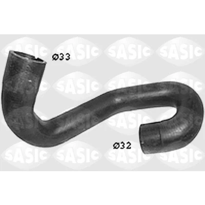 Bild av SASIC SWH6775 Durite De Refroidissement droite, supérieur OPEL: Zafira A, Astra G CC, Caravan