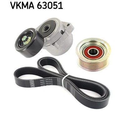 Bild av SKF VKMA 63051 Jeu de courroies trapézoïdales à nervures HONDA: CIVIC 8 Hatchback