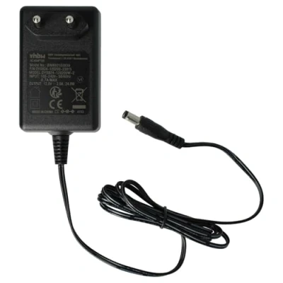 Bild av vhbw nätdel laddare laddningskabel kompatibel med Yamaha Psr e313, e323, e403, e413, i245, i425 ersättning för PA 5, 5D, etc.