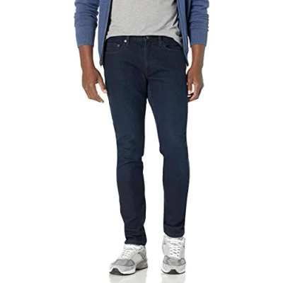 Bild av Amazon Essentials Herr Skinny Fit Stretch Jean, Blå Överfärg, 36 B x 33 L