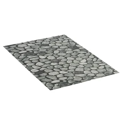 Bild av WENKO Mjukskumsmatta, Sassi, halkfri golvmatta, mångsidig användning som lättskött duschmatta och smutsavvisande köksmatta, hygienisk, andas, kan skäras till, 50 x 80 cm/plast