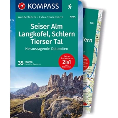 Bild av Libro escursionistico n. 5725 Seiser Alm, Langkofel, Schlern, Rosengarten: GPS Daten zum Download