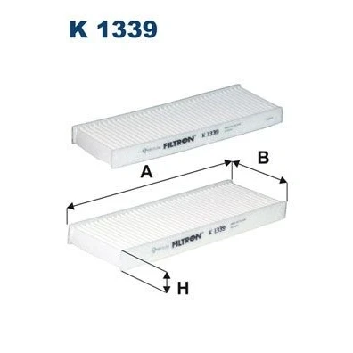 Bild av Filter, kupéventilation FILTRON K 1339 2x