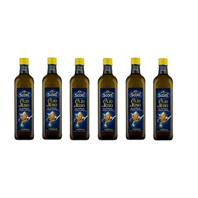 Bild av 3x Scotti Olio di riso 750 ml olja risolja för kryddor flaska delikat