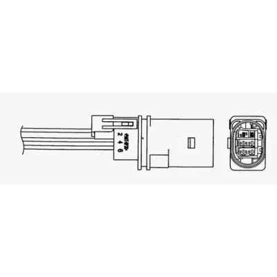 Bild av NGK 0028 Sonde lambda chauffé 5 VOLKSWAGEN: Passat B6 Variant, Berline