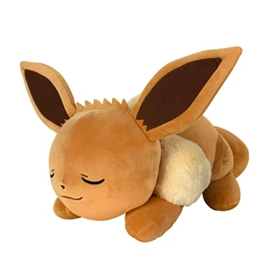 Bild av Pokemon Eevee sovande plysch 18 tums premium i sovpose