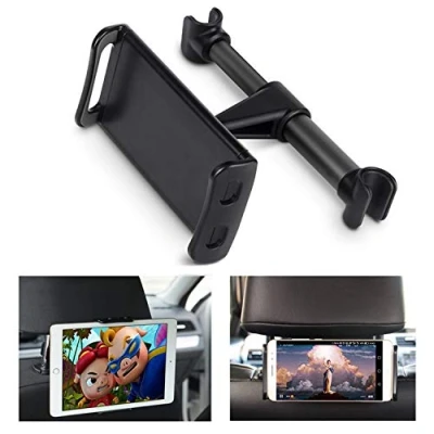 Bild av ECOEMO Car Headrest Mount holder, Adjustable iPad Stand Seat Tablet Holder,Cradle for iPad/Samsung Galaxy Tabs/Amazon Kindle Fire HD/Nintendo Switch,All 4 to 10.1 inch Devices and Tablets Black