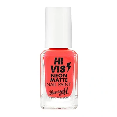 Bild av Barry M Cosmetics Hi Vis matt fluorescerande nagellack röd (röd frenesisk)