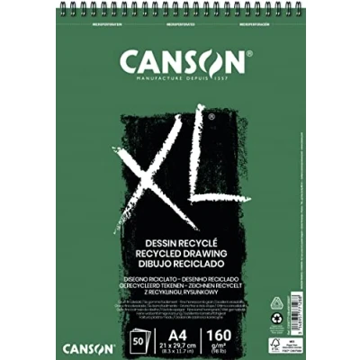 Bild av Ritpapper A4 block 50 ark 160g Canson XL Recyclé