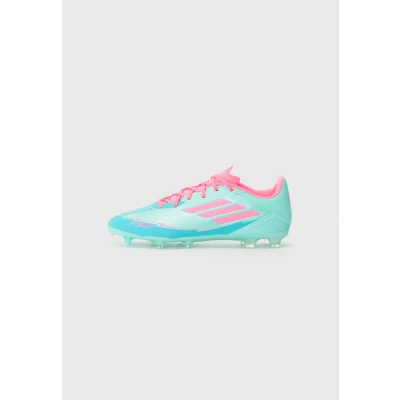 Bild av adidas Performance Messi F50 League Fotbollsskor fasta dobbar, Storlek: 40, Flash aqua/lucid pink/lucid cyan Konstmaterial