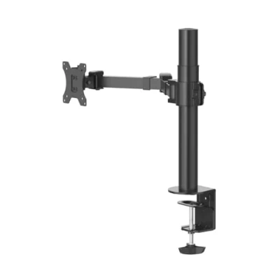 Bild av Hama monitorhållare för 1 bildskärm 1335 tum (bildskärmshållare justerbar höjd upp till 40 cm, svängbar 180, lutbar +/ 35, utdragbar, skärmhållare 15 kg lastkapacitet, VESA 75 x 75, 100 100)