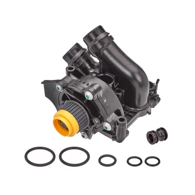 Bild av MEYLE 113 220 0034 Pompe à eau 29 avec joint d&#039;étanchéite thermostat Carter en aluminium pour transmission par courroie de distribution