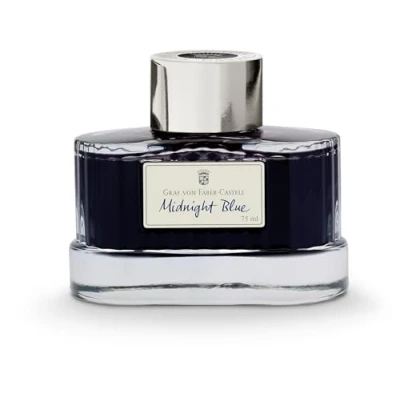 Bild av Graf von Faber Castell Bläckflaska Midnight Blue 75 ML