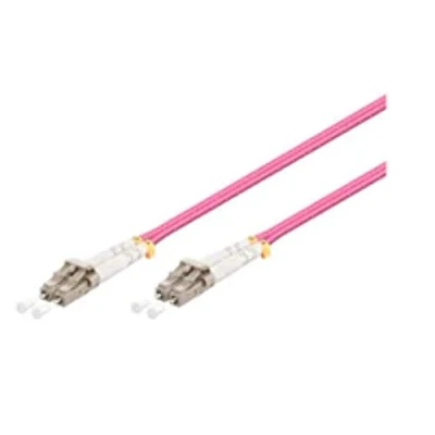 Bild av Microconnect 3 m LC/UPC fiberkabel (3 m, OM4, LC/UPC, hankontakt/hankontakt, Violett)