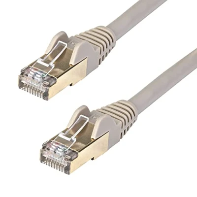 Bild av StarTech.com 10m CAT6a Ethernet cable grey RJ45 Shielded Snagless patch 10 m Grå meter