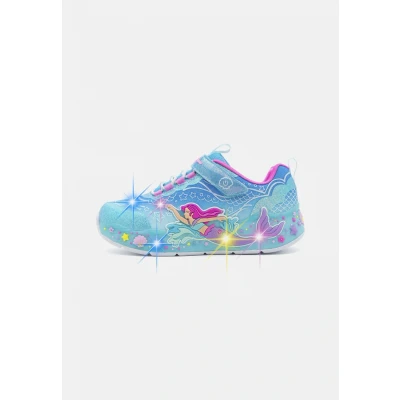 Bild av Skechers Mermaid Dreams Sneakers Blue sparkle/multicoloured för barn, Storlek: 35, sparkle/multi coloured Textil/syntet