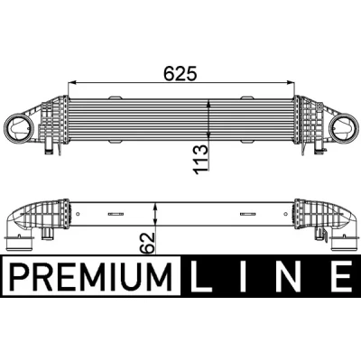 Bild av Laddluftkylare Mahle CI 359 000P