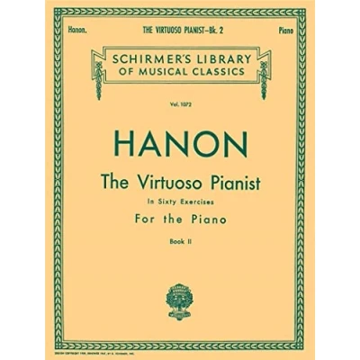 Bild av Charles hanon : the virtuoso pianist in sixty exercises for Piano book 2: Schirmer Library of Classics Volume 1072 Technique