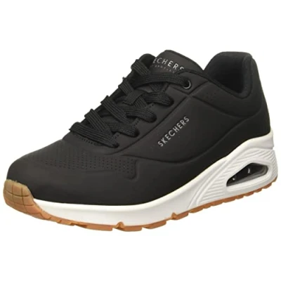 Bild av Skechers UNO STAND ON AIR dam Sneakers, Svart durabuck trim, 38.5 EU