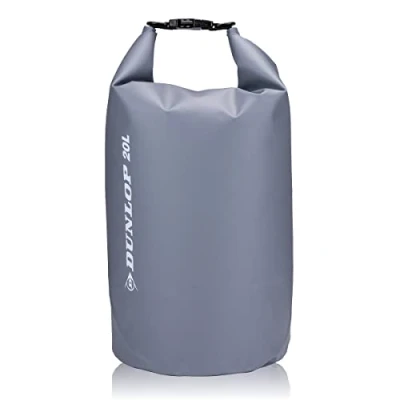 Bild av Dunlop Dry Bag vattentät väska 20 l ryggsäck väska, duffelväska, torrväska, ryggsäck, resväska, packsäck, torrsäck, wetbag grå, GRÅ, Drybag 20L