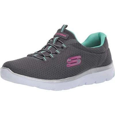 Bild av Skechers dam SUMMITS Sneaker, Grey Anthracite Green, 39 EU