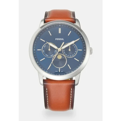 Bild av Fossil Reloj FS5903 Neutra hombre acero y piel