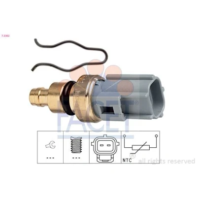 Bild av FACET 7.3302 Sonde de température, liquide refroidissement Made in Italy OE Equivalent FORD: FIESTA 5, Fusion Break, 4