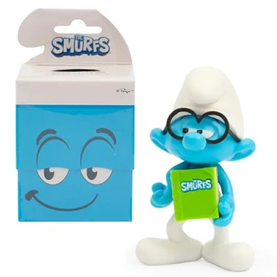 Bild av Smurfarna, 1 figur, 7,5 cm, med funktioner, slumpmässiga modeller att samla, leksaker för barn från 3 år, PUF12