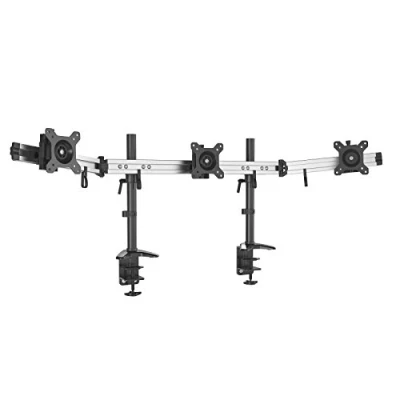 Bild av HFTEK 3 vägs monitorarm bordsfäste för skärmar från 15 27 tum med VESA 75/100 (MP230C N)