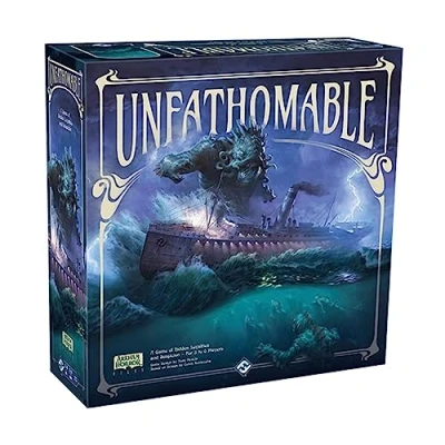 Bild av FFG Fantasy Flight Games, Unfathomable, Board Game, Ages 14+, 3 6 Players, 120 240 Minutes Playing Time, FFGUNF01, Black