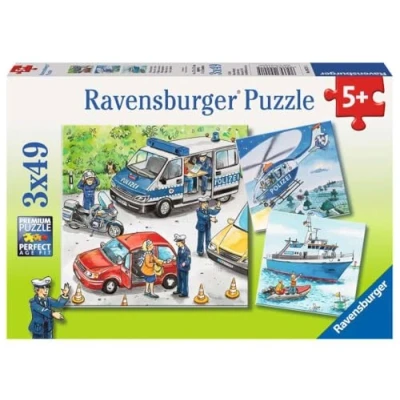 Bild av Ravensburger 09221 5 &quot;Polis in Action Pussel (147 delar)