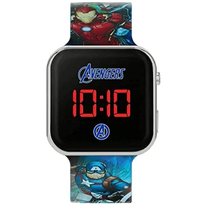 Bild av Peers Hardy Digital kvartsklocka för pojkar med silikonrem AVG4706ARG, BLÅ, armband