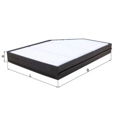 Bild av MAHLE ORIGINAL LA 1006 Filtre d&#039;habitacle à particules 226,0 312 37,5