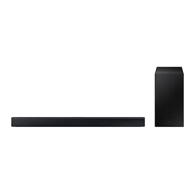 Bild av Samsung Soundbar HW C430/ZF C serien, 3 högtalare, subwoofer ingår, 2.1 kanaligt ljud, adaptiv ljudlite, svart 2023