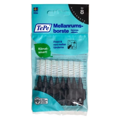 Bild av TePe mellanrumsborste 1,5 mm svart 8 st